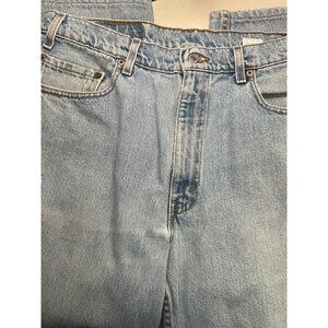 Levis 550 Made in USA Relaxed Fit Jeans W36 L30 (actual 29") Light Blue Denim Co